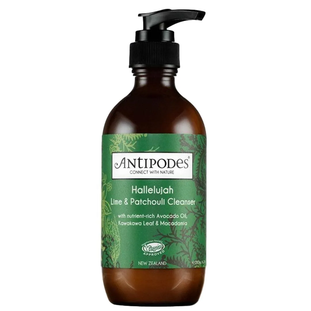 Antipodes Hallelujah Lime and Patchouli Cleanser