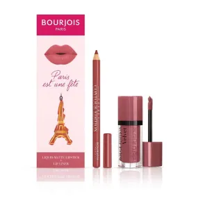 Bourjois Velvet Nude Lips Kit Contour Lip Liner Rouge Velvet Lipstick