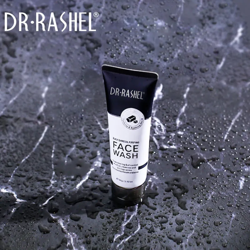 Dr.Rashel Black Charcoal Purifying Face Wash - 100g DRL-1726