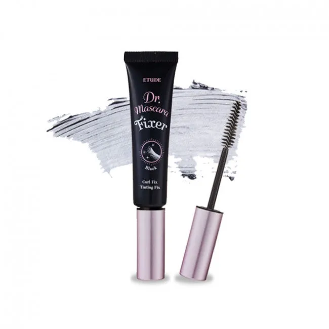 ETUDE HOUSE Dr. Mascara Fixer Black Curl Fix Tining Fix 0.2 Black ماسكارا الرموش