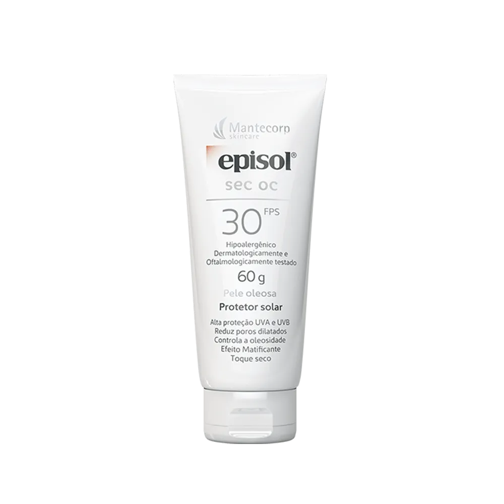 Facial Solar Protector EPISOL SEC OC FPS 30 BG 60G - Mantecorp