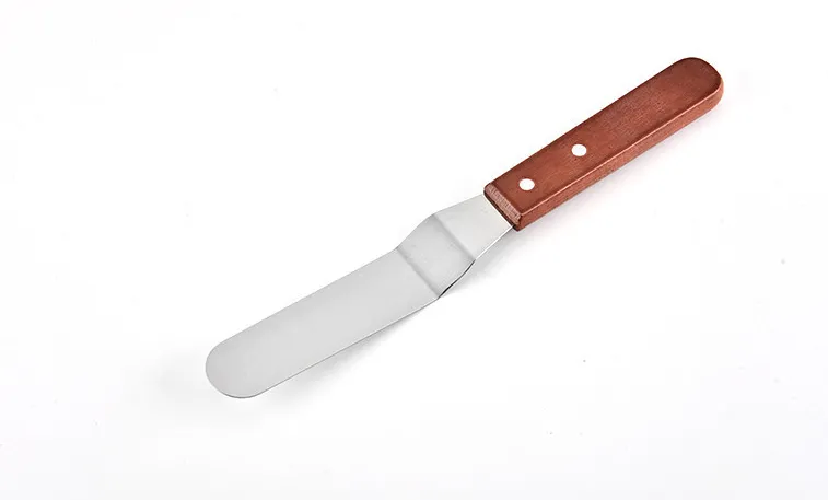 High Temperature Cake Spatula Stainless Teel Scraper Cream Baking Tool