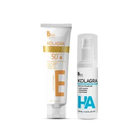 Kolagra Hyaluronic Acid Serum   Kolagra SUNSCREEN SPF50 