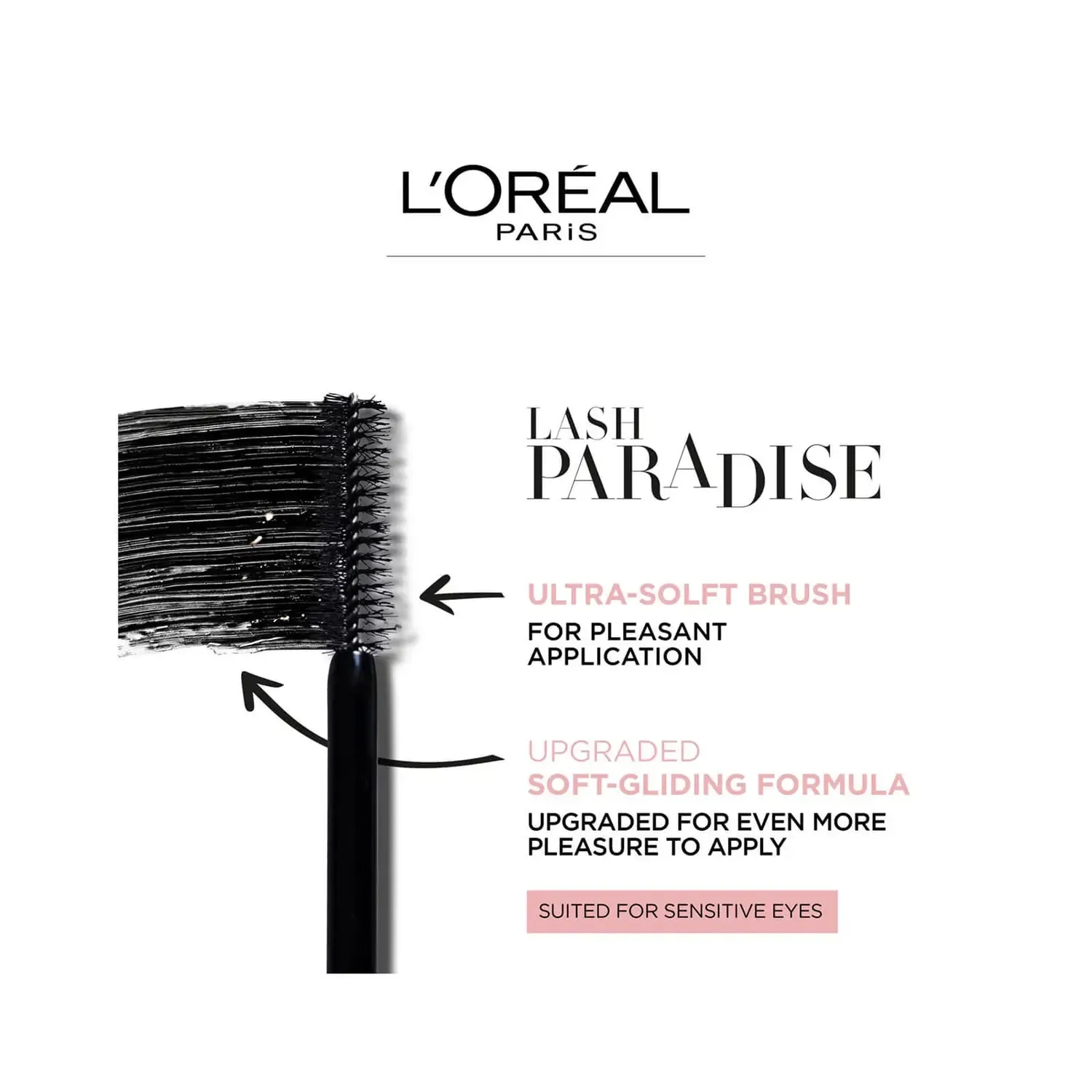 Lash Paradise Sensitive Black Mascara