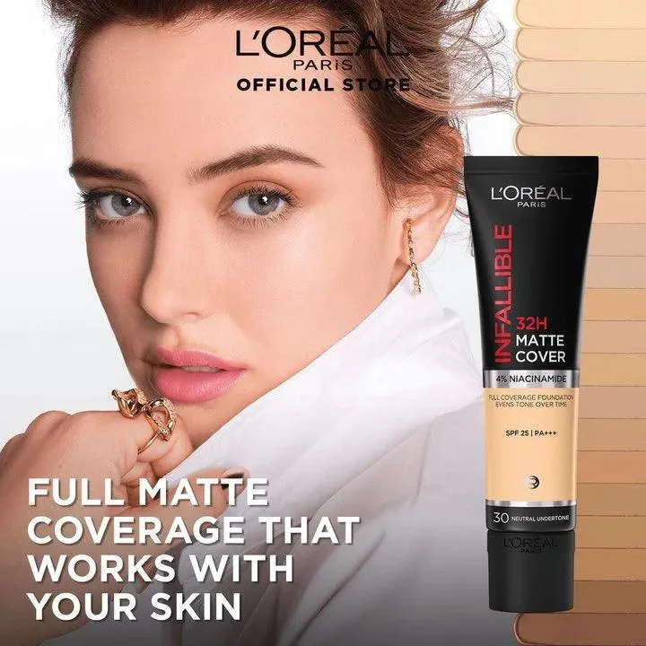 L'Oréal Paris - 32H Matte Cover Liquid Foundation