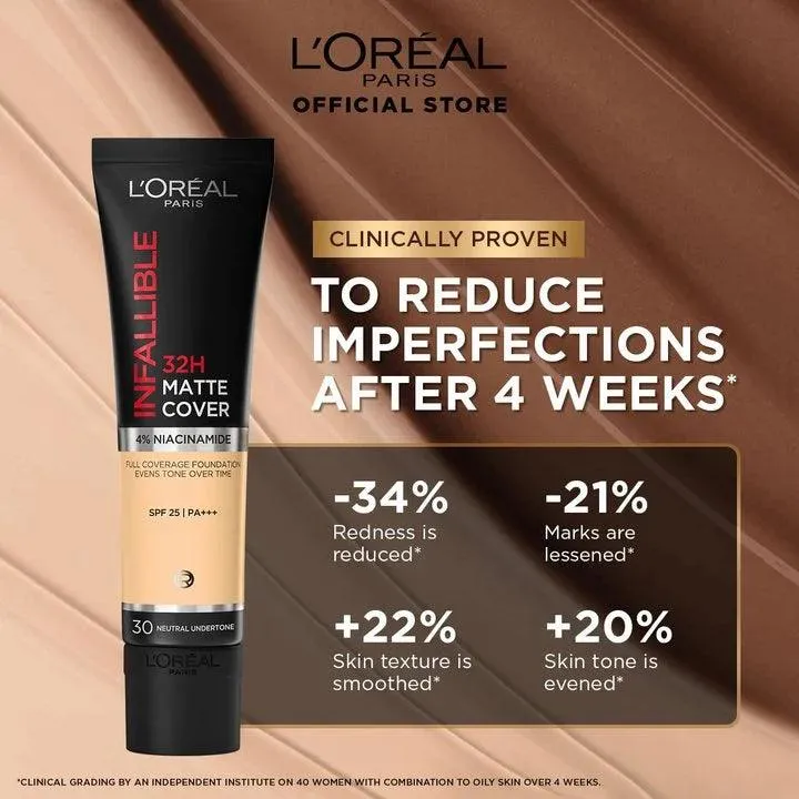 L'Oréal Paris - 32H Matte Cover Liquid Foundation