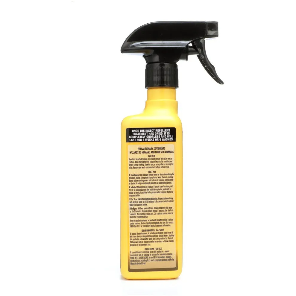 Permethrin Insect Repellent for Clothing, Gear & Tents (Trigger Spray Pump)