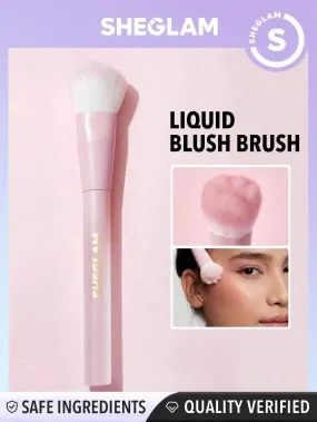 SHEGLAM Color Bloom Liquid Blush Brush Synthetic Kitty Paw Design Blush Brush Professional Soft Makeup Brush Liquid Blending Makeup Tool Black Friday Winter Gifts Face Brush