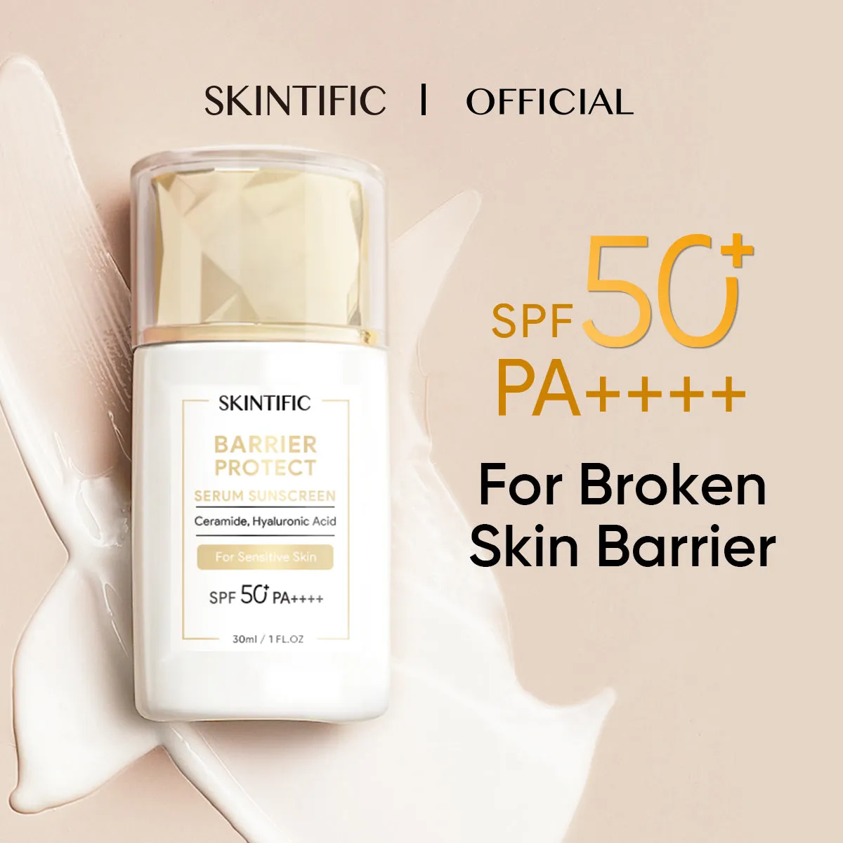 SKINTIFIC Barrier Protect Serum Sunscreen (30ml)
