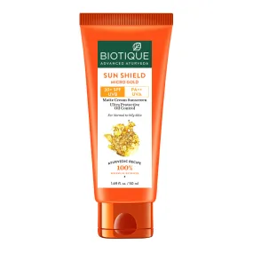 Sun Shield Micro Gold Matte Cream 30  SPF UAV Sunscreen Ultra Protective Oil Control -50ml