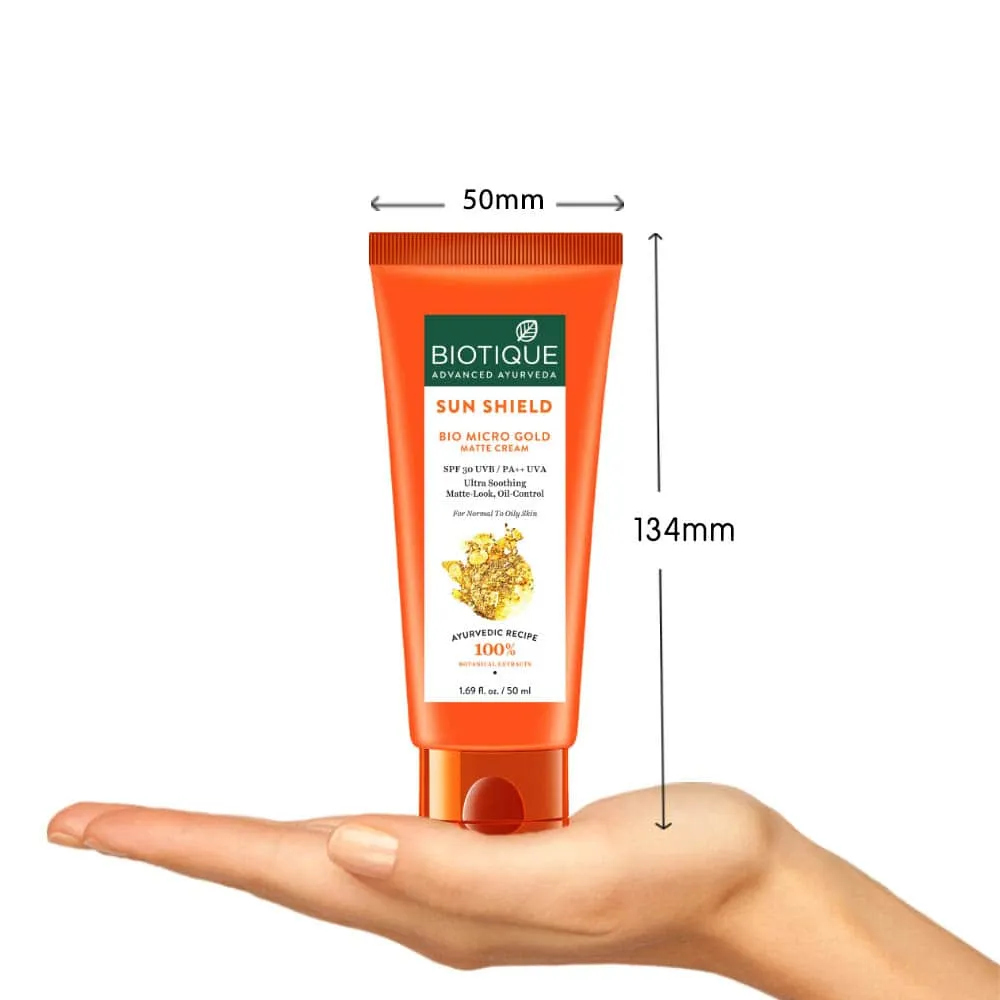 Sun Shield Micro Gold Matte Cream 30  SPF UAV Sunscreen Ultra Protective Oil Control -50ml