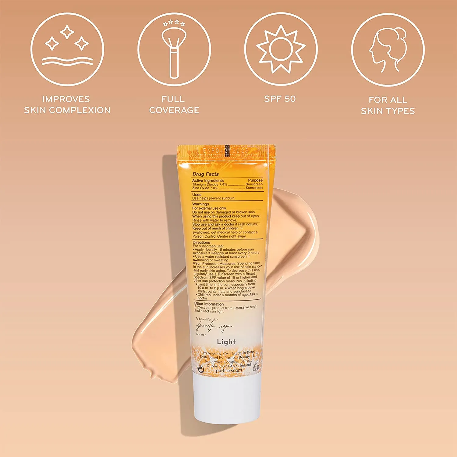 Youth Glow VITAMIN C CC CREAM SPF 50 (Light)
